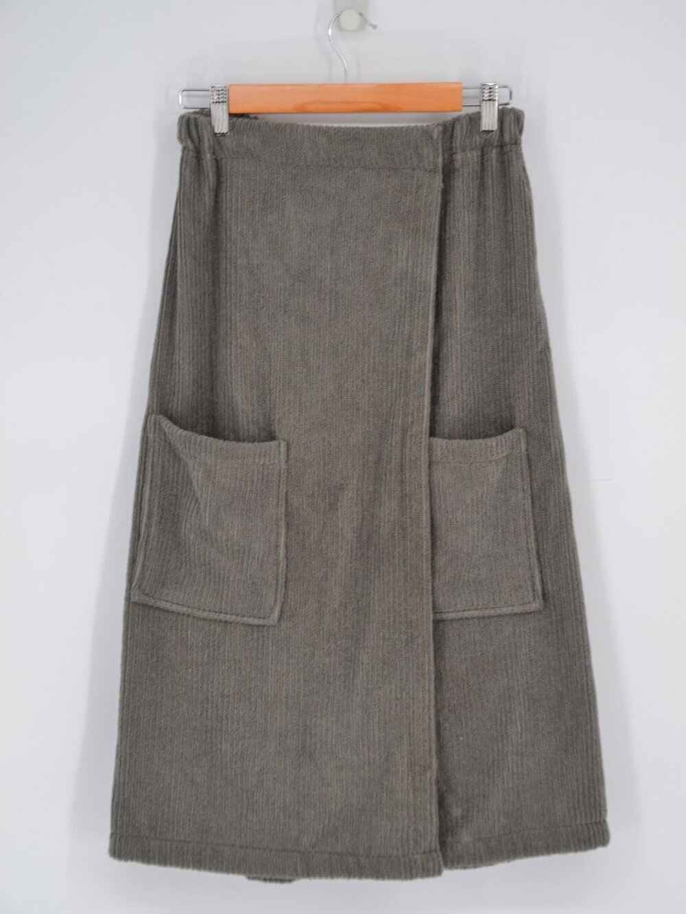 Cozy Earth Ribbed Terry Bath Wrap Charcoal XS/S